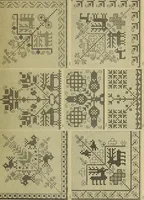 An illustration from Muster altdeutscher Leinenstickerei : IV (1888)