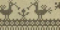 An illustration from Muster altdeutscher Leinenstickerei : IV (1888)