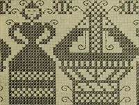 An illustration from Muster altdeutscher Leinenstickerei : IV (1888)