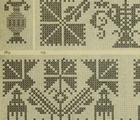 An illustration from Muster altdeutscher Leinenstickerei : IV (1888)