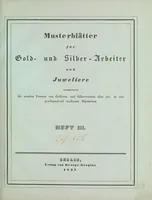 An illustration from Musterblätter für Gold- und Silber-Arbeiter und Juveliere (1836)