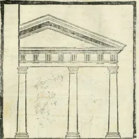 An illustration from M. Vitruuio Pollion De architectura : diuidido en diez libros, traduzidos de Latin en Castellano por Miguel de Vrrea architecto, y facado en su perfectio por Iuan Gracian impressor vezino de Alcala (1582)
