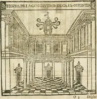 Picture 85 of 130 from M. Vitruuio Pollion De architectura : diuidido en diez libros, traduzidos de Latin en Castellano por Miguel de Vrrea architecto, y facado en su perfectio por Iuan Gracian impressor vezino de Alcala (1582), leaf 168