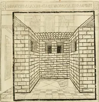 An illustration from M. Vitruuio Pollion De architectura : diuidido en diez libros, traduzidos de Latin en Castellano por Miguel de Vrrea architecto, y facado en su perfectio por Iuan Gracian impressor vezino de Alcala (1582)