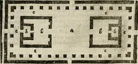 An illustration from M. Vitruuio Pollion De architectura : diuidido en diez libros, traduzidos de Latin en Castellano por Miguel de Vrrea architecto, y facado en su perfectio por Iuan Gracian impressor vezino de Alcala (1582)