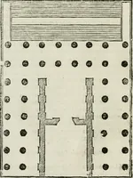 An illustration from M. Vitruuio Pollion De architectura : diuidido en diez libros, traduzidos de Latin en Castellano por Miguel de Vrrea architecto, y facado en su perfectio por Iuan Gracian impressor vezino de Alcala (1582)