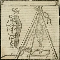 An illustration from M. Vitruuio Pollion De architectura : diuidido en diez libros, traduzidos de Latin en Castellano por Miguel de Vrrea architecto, y facado en su perfectio por Iuan Gracian impressor vezino de Alcala (1582)