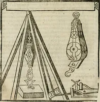 An illustration from M. Vitruuio Pollion De architectura : diuidido en diez libros, traduzidos de Latin en Castellano por Miguel de Vrrea architecto, y facado en su perfectio por Iuan Gracian impressor vezino de Alcala (1582)