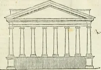 An illustration from M. Vitruuio Pollion De architectura : diuidido en diez libros, traduzidos de Latin en Castellano por Miguel de Vrrea architecto, y facado en su perfectio por Iuan Gracian impressor vezino de Alcala (1582)