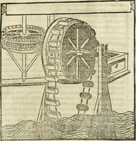 An illustration from M. Vitruuio Pollion De architectura : diuidido en diez libros, traduzidos de Latin en Castellano por Miguel de Vrrea architecto, y facado en su perfectio por Iuan Gracian impressor vezino de Alcala (1582)