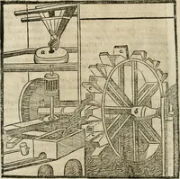 An illustration from M. Vitruuio Pollion De architectura : diuidido en diez libros, traduzidos de Latin en Castellano por Miguel de Vrrea architecto, y facado en su perfectio por Iuan Gracian impressor vezino de Alcala (1582)