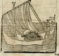 An illustration from M. Vitruuio Pollion De architectura : diuidido en diez libros, traduzidos de Latin en Castellano por Miguel de Vrrea architecto, y facado en su perfectio por Iuan Gracian impressor vezino de Alcala (1582)