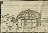 An illustration from M. Vitruuio Pollion De architectura : diuidido en diez libros, traduzidos de Latin en Castellano por Miguel de Vrrea architecto, y facado en su perfectio por Iuan Gracian impressor vezino de Alcala (1582)