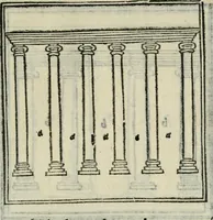 An illustration from M. Vitrvvii De architectvra libri decem : nuper maxima diligentia castigati atq[ue] excusi : additis Iulij Frontini De aqueductibus libris propter materiae affinitatem (1522)
