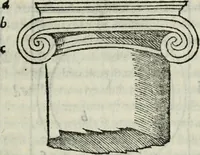 An illustration from M. Vitrvvii De architectvra libri decem : nuper maxima diligentia castigati atq[ue] excusi : additis Iulij Frontini De aqueductibus libris propter materiae affinitatem (1522)