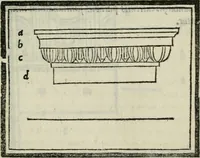 An illustration from M. Vitrvvii De architectvra libri decem : nuper maxima diligentia castigati atq[ue] excusi : additis Iulij Frontini De aqueductibus libris propter materiae affinitatem (1522)