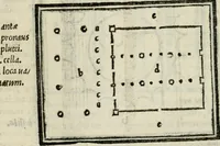 An illustration from M. Vitrvvii De architectvra libri decem : nuper maxima diligentia castigati atq[ue] excusi : additis Iulij Frontini De aqueductibus libris propter materiae affinitatem (1522)