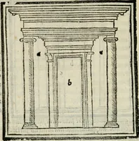 An illustration from M. Vitrvvii De architectvra libri decem : nuper maxima diligentia castigati atq[ue] excusi : additis Iulij Frontini De aqueductibus libris propter materiae affinitatem (1522)