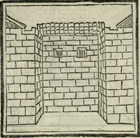 An illustration from M. Vitrvvii De architectvra libri decem : nuper maxima diligentia castigati atq[ue] excusi : additis Iulij Frontini De aqueductibus libris propter materiae affinitatem (1522)