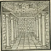 Picture 80 of 128 from M. Vitrvvii De architectvra libri decem : nuper maxima diligentia castigati atq[ue] excusi : additis Iulij Frontini De aqueductibus libris propter materiae affinitatem (1522), leaf 215