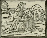An illustration from M. Vitrvvii De architectvra libri decem : nuper maxima diligentia castigati atq[ue] excusi : additis Iulij Frontini De aqueductibus libris propter materiae affinitatem (1522)