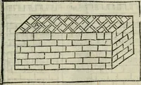 An illustration from M. Vitrvvii De architectvra libri decem : nuper maxima diligentia castigati atq[ue] excusi : additis Iulij Frontini De aqueductibus libris propter materiae affinitatem (1522)