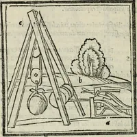 An illustration from M. Vitrvvii De architectvra libri decem : nuper maxima diligentia castigati atq[ue] excusi : additis Iulij Frontini De aqueductibus libris propter materiae affinitatem (1522)