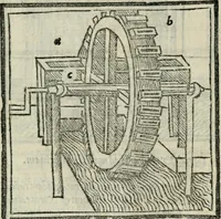 An illustration from M. Vitrvvii De architectvra libri decem : nuper maxima diligentia castigati atq[ue] excusi : additis Iulij Frontini De aqueductibus libris propter materiae affinitatem (1522)