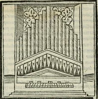 An illustration from M. Vitrvvii De architectvra libri decem : nuper maxima diligentia castigati atq[ue] excusi : additis Iulij Frontini De aqueductibus libris propter materiae affinitatem (1522)