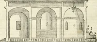 An illustration from M. Vitrvvii Pollionis De architectura libri decem (1567)