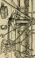 An illustration from M. Vitrvvii viri svae professionis pertissimi De architectvra libri decem, ad Avgvstum Cæsarem accuratiss. conscripsit & nvnc primvm in Germania qva potuit diligentia excusi, atq[ue] hinc inde schematibus non iniucundis exornati (1543)