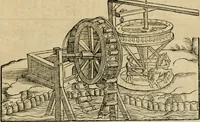 An illustration from M. Vitrvvii viri svae professionis pertissimi De architectvra libri decem, ad Avgvstum Cæsarem accuratiss. conscripsit & nvnc primvm in Germania qva potuit diligentia excusi, atq[ue] hinc inde schematibus non iniucundis exornati (1543)