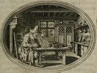 An illustration from Mvndi lapis lydivs, siue Vanitas per veritate falsi accusate & conuicta opera d. Antonii a Bvrgvndia .. (1639)