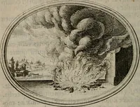 An illustration from Mvndi lapis lydivs, siue Vanitas per veritate falsi accusate & conuicta opera d. Antonii a Bvrgvndia .. (1639)