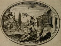 An illustration from Mvndi lapis lydivs, siue Vanitas per veritate falsi accusate & conuicta opera d. Antonii a Bvrgvndia .. (1639)