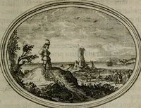 An illustration from Mvndi lapis lydivs, siue Vanitas per veritate falsi accusate & conuicta opera d. Antonii a Bvrgvndia .. (1639)