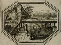 An illustration from Mvndi lapis lydivs, siue Vanitas per veritate falsi accusate & conuicta opera d. Antonii a Bvrgvndia .. (1639)