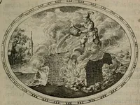 An illustration from Mvndi lapis lydivs, siue Vanitas per veritate falsi accusate & conuicta opera d. Antonii a Bvrgvndia .. (1639)
