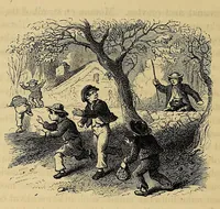 An illustration from Mvskoke nakcokv eskerretv esvhokkolat. Creek second reader (1800)