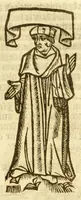 Picture 27 of 37 from The myrrour & dyscrypcyon of the worlde : with many meruaylles & the vii scyences as gramayre, rethorike wyth the arte of memorye, logyke, geometrye, wyth the standarde of mesure & weyght, and the knowlege how a man sholde mesure londe, borde, & tymber, and than arsmetryke wyth the maner of accou[n]tes and rekenynges by cyfres, and than musyke, and astrnomye, with many other profytable and plesant co[m]modytes (1527), leaf 131