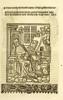 Picture 32 of 37 from The myrrour & dyscrypcyon of the worlde : with many meruaylles & the vii scyences as gramayre, rethorike wyth the arte of memorye, logyke, geometrye, wyth the standarde of mesure & weyght, and the knowlege how a man sholde mesure londe, borde, & tymber, and than arsmetryke wyth the maner of accou[n]tes and rekenynges by cyfres, and than musyke, and astrnomye, with many other profytable and plesant co[m]modytes (1527), leaf 139