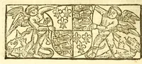 Picture 13 of 37 from The myrrour & dyscrypcyon of the worlde : with many meruaylles & the vii scyences as gramayre, rethorike wyth the arte of memorye, logyke, geometrye, wyth the standarde of mesure & weyght, and the knowlege how a man sholde mesure londe, borde, & tymber, and than arsmetryke wyth the maner of accou[n]tes and rekenynges by cyfres, and than musyke, and astrnomye, with many other profytable and plesant co[m]modytes (1527), leaf 86
