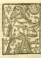 Picture 16 of 37 from The myrrour & dyscrypcyon of the worlde : with many meruaylles & the vii scyences as gramayre, rethorike wyth the arte of memorye, logyke, geometrye, wyth the standarde of mesure & weyght, and the knowlege how a man sholde mesure londe, borde, & tymber, and than arsmetryke wyth the maner of accou[n]tes and rekenynges by cyfres, and than musyke, and astrnomye, with many other profytable and plesant co[m]modytes (1527), leaf 94