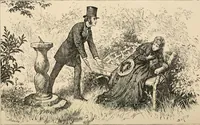 An illustration from The mystery of Edwin Drood (1870)