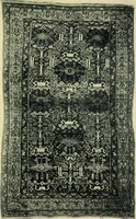 An illustration from The mystery of the oriental rug; the mystery of the rug, the prayer rug, some advice to purchasers of oriental rugs (1914)