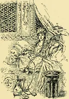An illustration from The mystery of the oriental rug; the mystery of the rug, the prayer rug, some advice to purchasers of oriental rugs (1914)