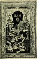 An illustration from The mystery of the oriental rug; the mystery of the rug, the prayer rug, some advice to purchasers of oriental rugs (1914)