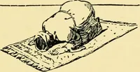 An illustration from The mystery of the oriental rug; the mystery of the rug, the prayer rug, some advice to purchasers of oriental rugs (1914)