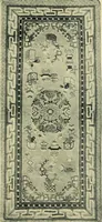 An illustration from The mystery of the oriental rug; the mystery of the rug, the prayer rug, some advice to purchasers of oriental rugs (1914)