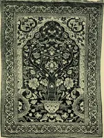 An illustration from The mystery of the oriental rug; the mystery of the rug, the prayer rug, some advice to purchasers of oriental rugs (1914)